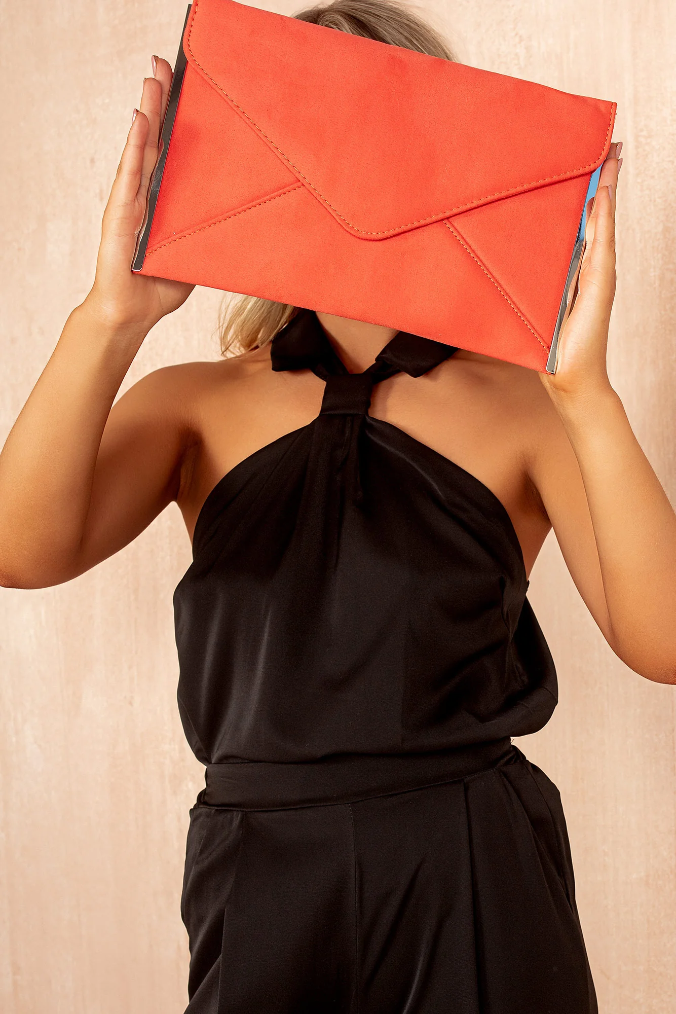 Diana Coral Suedette Detachable Chain Bag - Enricherlife