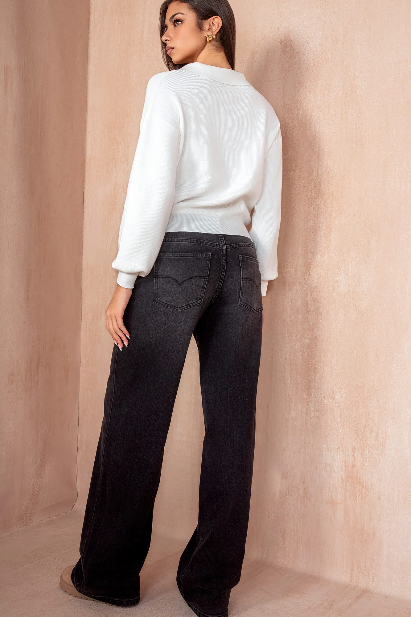 Lucinda White Knit Rugby Top - Enricherlife