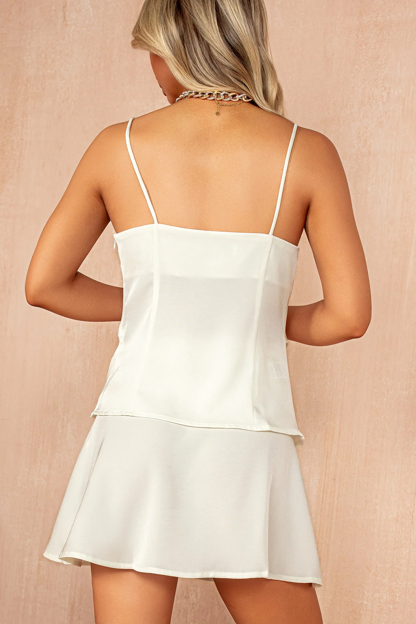 Katherine White Wrap Mini Skirt - Enricherlife