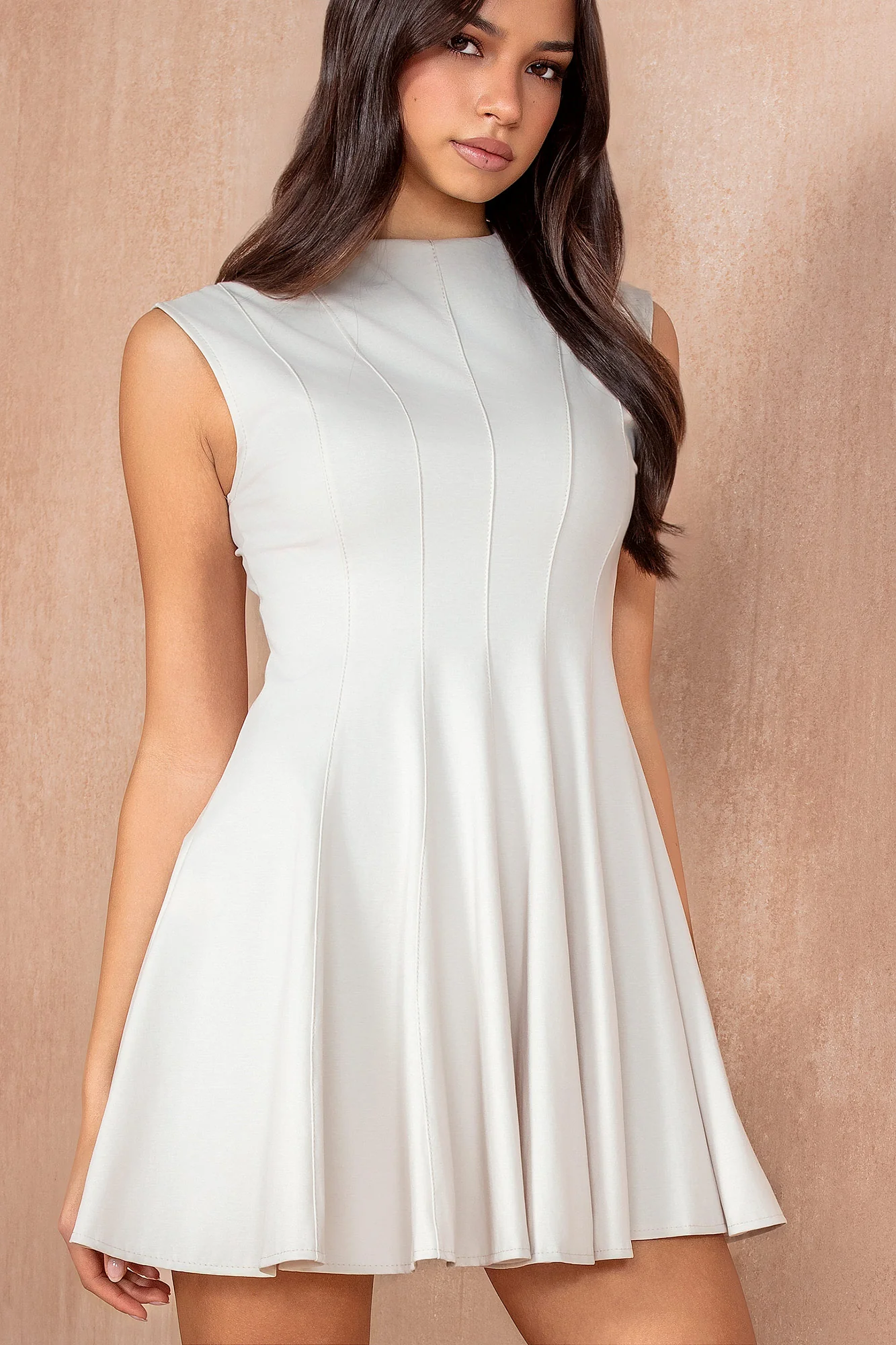 Kaiden Stone Pleated Dress - Enricherlife