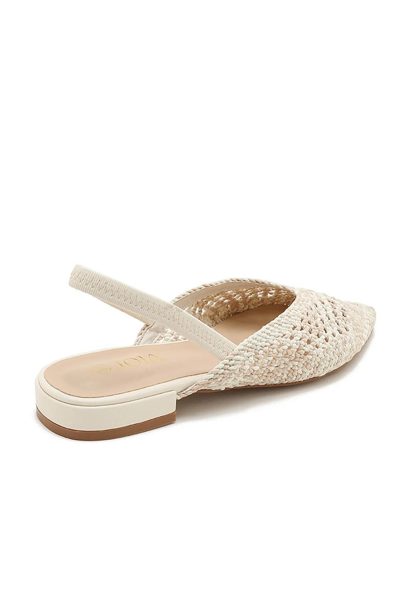 Ivy Nude Woven Slingback Shoes - Enricherlife