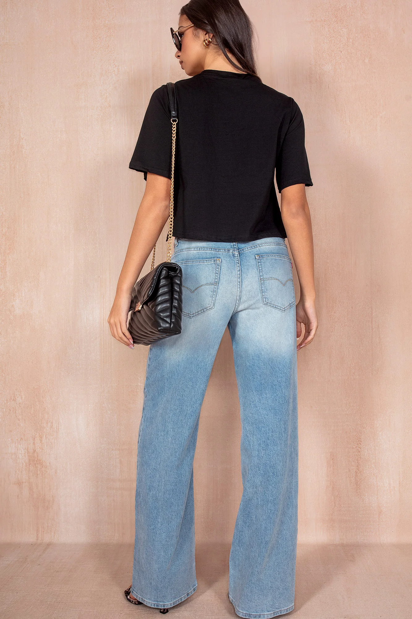 Jazmin Light Blue Wide Leg Jeans - Enricherlife