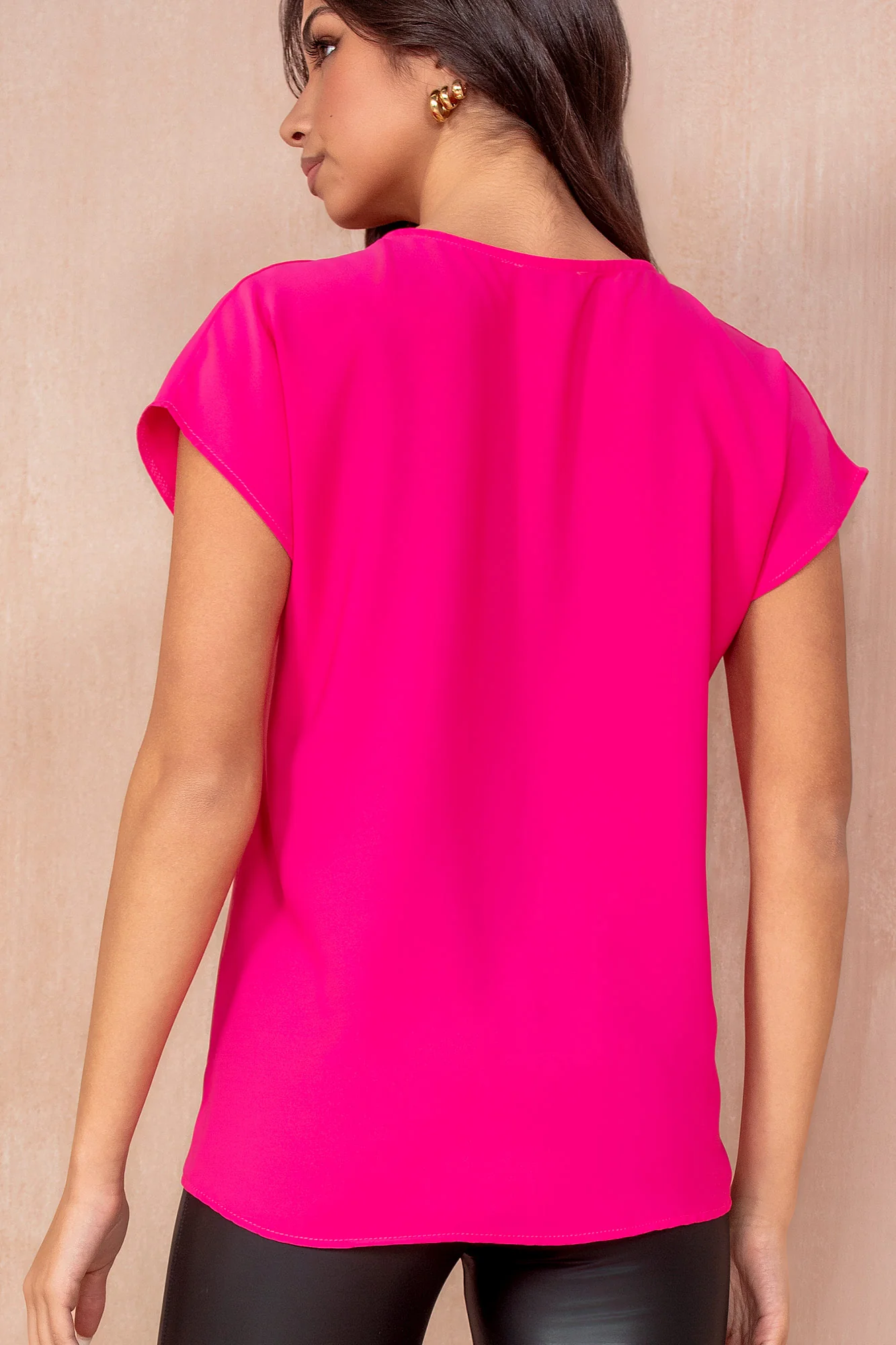 Olisa Pink Oversized Top - Enricherlife