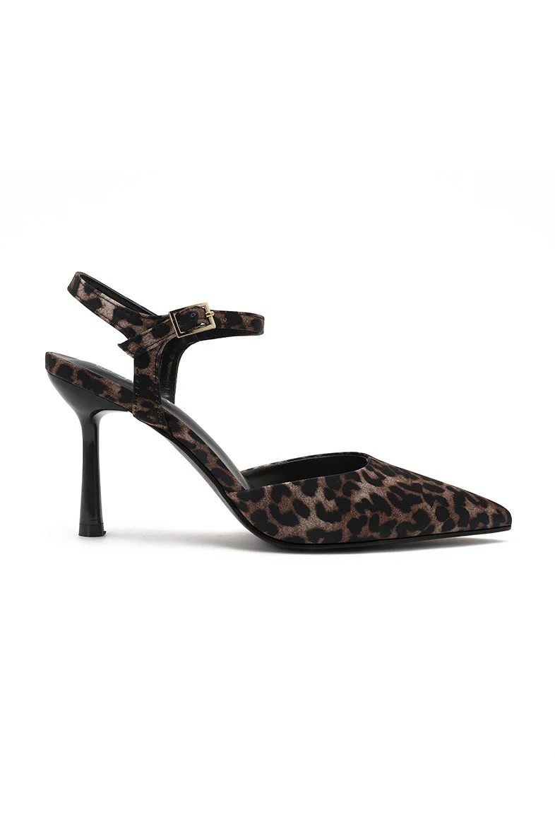 Genesis Leopard Print Court Heels - Enricherlife