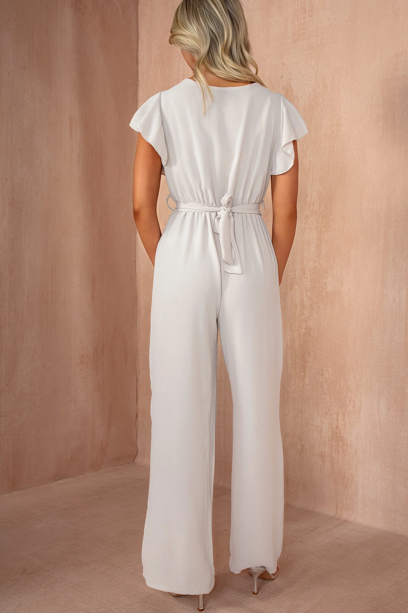 Ella Stone Wrap Belted Jumpsuit - Enricherlife